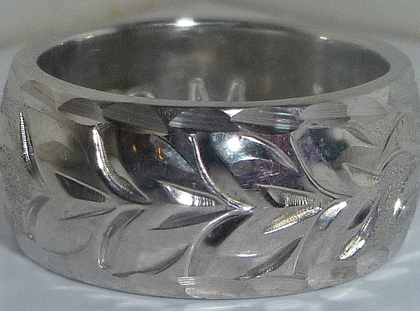 ハワイアンジュエリー(Silver Ring 8mm)：Silver Ring 8mm